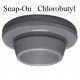 20mm Gray Snap-On Chlorobutyl Rubber Vial Stoppers, Bag of 1000