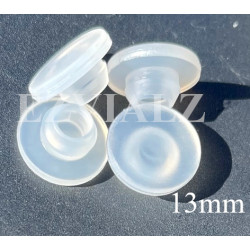 13mm Solid Silicone Vial Stopper, Pack of 100