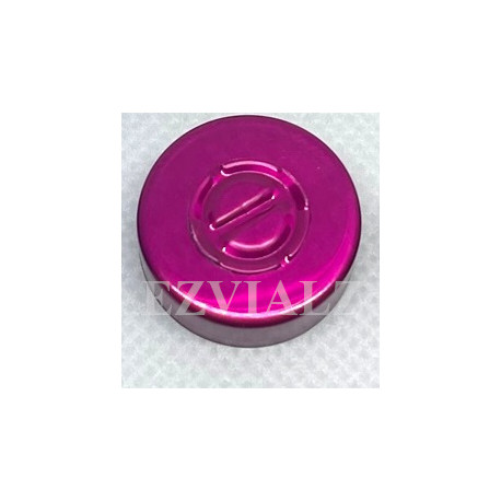 20mm Center Tear Out Unlined Aluminum Vial Seals, Wine, Bag of 1000