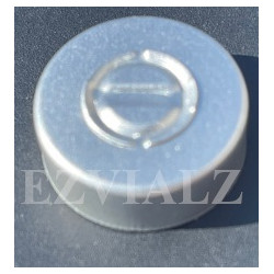 20mm Center Tear Out Unlined Aluminum Vial Seals, Natural, Bag of 1000