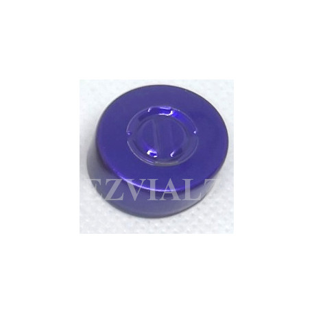20mm Center Tear Out Unlined Aluminum Vial Seals, Purple, Bag of 1000