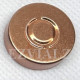 20mm Center Tear Out Unlined Aluminum Vial Seals, Copper, Bag of 1000