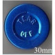 30mm Center Tear Off Unlined Vial Seals, Blue, Bag of 250