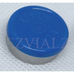 20mm Royal Blue Flip Off® Vial Seals, West Pharma, Bag of 1,000