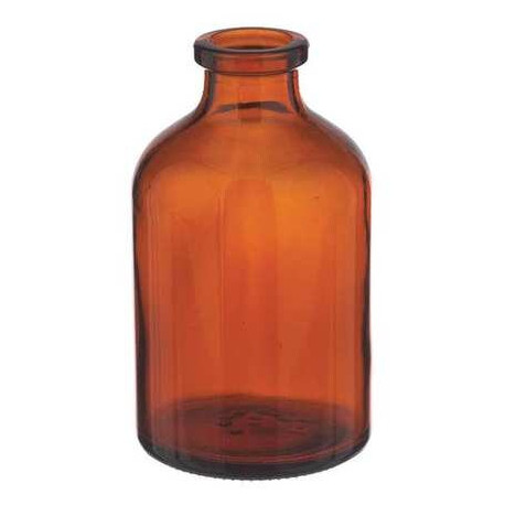 50ml Amber Serum Vials, 43x73mm molded serum bottle style, ream of 68 pieces
