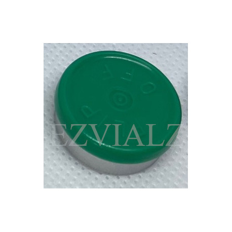 20mm Green Flip Off® Vial Seals, West Pharma, Bag of 1,000