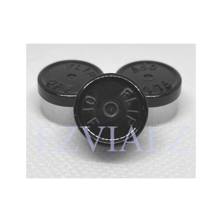13mm Black Flip Off® Vial Seals, West Pharma, Bag of 1,000