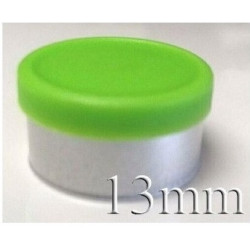 13mm Willow Green Matte Flip Cap Vial Seals, West Pharma, Bag of 1,000