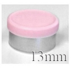 13mm Pink Matte Flip Cap Vial Seals, West Pharma, Bag of 1,000