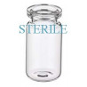10mL Clear Sterile Open Vials, Ready to Fill, Tray of 145 pieces