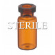 2mL Amber Sterile Open Vials, Ready to Fill, Tray of 417 pieces