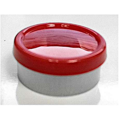 Red 20mm Glossy Superior Flip Cap Vial Seals, Bag of 1,000