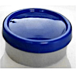 Royal Blue 20mm Glossy Superior Flip Cap Vial Seals, Bag of 1,000