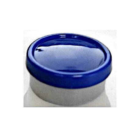 Royal Blue 20mm Glossy Superior Flip Cap Vial Seals, Bag of 1,000