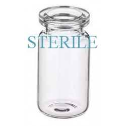 10mL Clear Sterile Open Vials, Ready to Fill, Case of 435 pieces