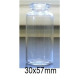 20mL Clear Serum Vials, Square Shoulders, JFG 30x58mm, Tray of 108