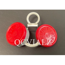 West 20mm Flip Off-Tear Off® Vial Seals, Red, Bag 1000