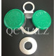 West 20mm Flip Off-Tear Off® Vial Seals, Green, Bag 1000
