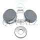 West 20mm Flip Off-Tear Off® Vial Seals, Dark Gray, Bag 1000