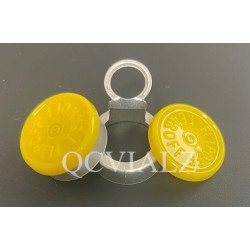 West 20mm Flip Off-Tear Off® Vial Seals, Yellow, Bag 1000