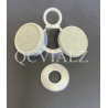 West 20mm Flip Off-Tear Off® Vial Seals, Misty Gray, Bag 1000