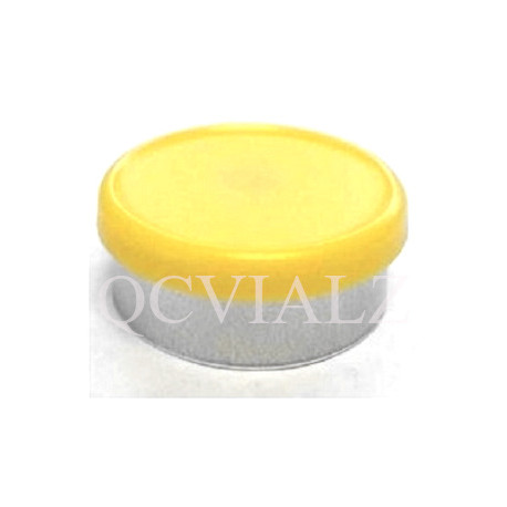 20mm Yellow Flip Cap Vial Seals, West Pharma, Bag of 1,000