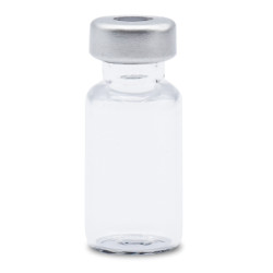 ALK 2mL Sterile Serum Vials, Silver Seals, pack of 100