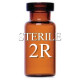 ISO 2R 2ml 3ml Amber Open Sterile Nested Vials, USP Type 1, Tray of 228