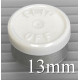 13mm White Flip Off® Vial Seals, West Pharma, Bag of 1,000
