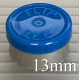13mm Royal Blue Flip Off® Vial Seals, West Pharma, Bag of 1,000
