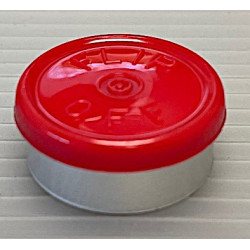 20mm Red Flip Off® Vial Seals, West Pharma, Bag of 1,000