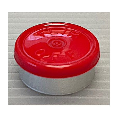 20mm Red Flip Off® Vial Seals, West Pharma, Bag of 1,000