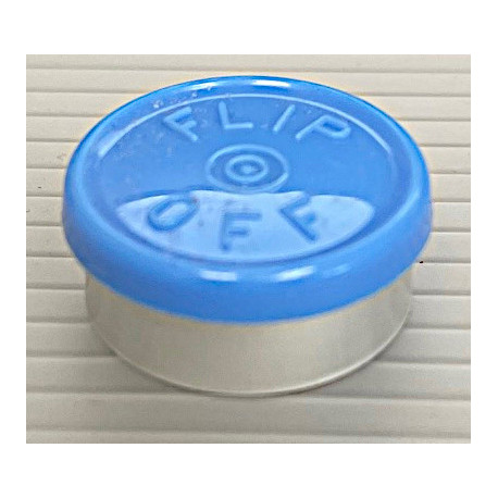 20mm Light Blue Flip Off® Vial Seals, West Pharma, Bag of 1,000