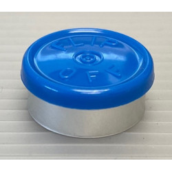 20mm Royal Blue Flip Off® Vial Seals, West Pharma, Bag of 1,000