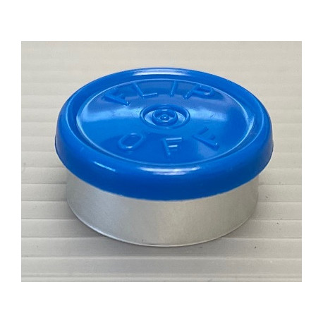 20mm Royal Blue Flip Off® Vial Seals, West Pharma, Bag of 1,000