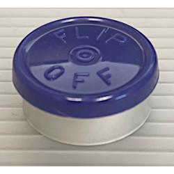 20mm Dark Blue Flip Off® Vial Seals, West Pharma, Bag of 1,000