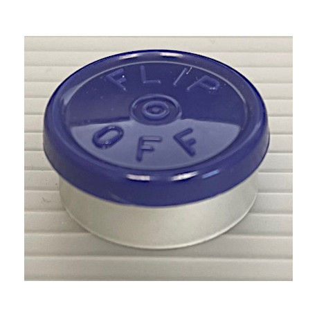20mm Dark Blue Flip Off® Vial Seals, West Pharma, Bag of 1,000