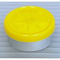 20mm Yellow Flip Off® Vial Seals, West Pharma, Bag of 1,000