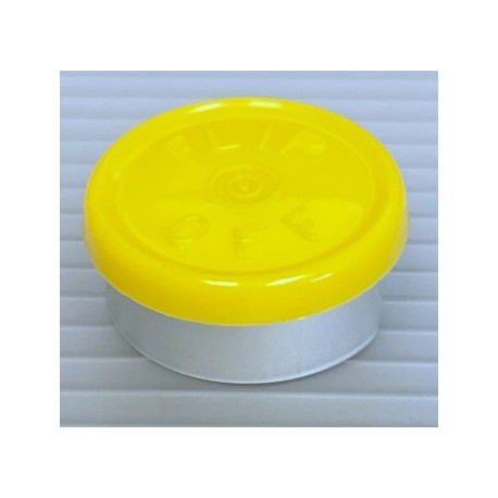 20mm Yellow Flip Off® Vial Seals, West Pharma, Bag of 1,000