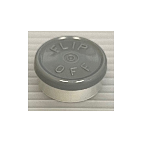 20mm Dark Gray Flip Off® Vial Seals, West Pharma, Bag of 1,000