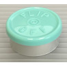 20mm Faded Turquoise Blue Flip Off® Vial Seals, West Pharma, Bag of 1,000