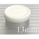 13mm White Matte Flip Cap Vial Seals, West Pharma, Bag of 1,000