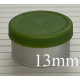 13mm Avocado Matte Flip Cap Vial Seals, West Pharma, Bag of 1,000