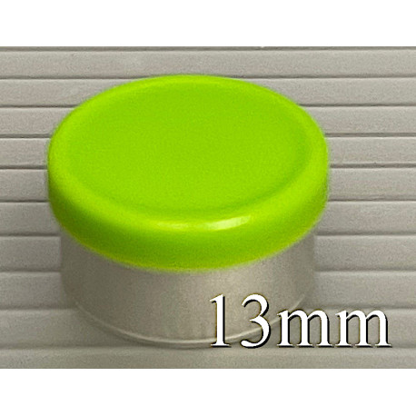 13mm Willow Green Matte Flip Cap Vial Seals, West Pharma, Bag of 1,000