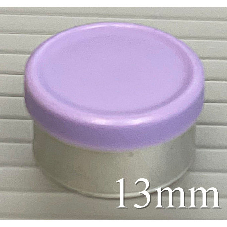 13mm Lavender Matte Flip Cap Vial Seals, West Pharma, Bag of 1,000