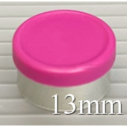 13mm Magenta Matte Flip Cap Vial Seals, West Pharma, Bag of 1,000