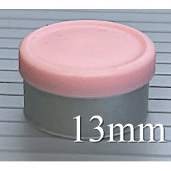 13mm Pink Matte Flip Cap Vial Seals, West Pharma, Bag of 1,000
