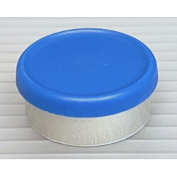 20mm Royal Blue Matte Flip Cap Vial Seals, West Pharma, Bag of 1,000