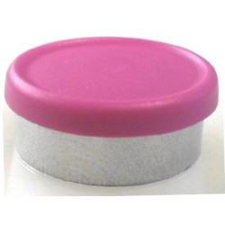20mm Magenta Matte Flip Cap Vial Seals, West Pharma, Bag of 1,000