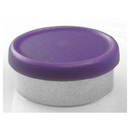 20mm Purple Flip Cap Vial Seals, West Pharma, Bag of 1,000